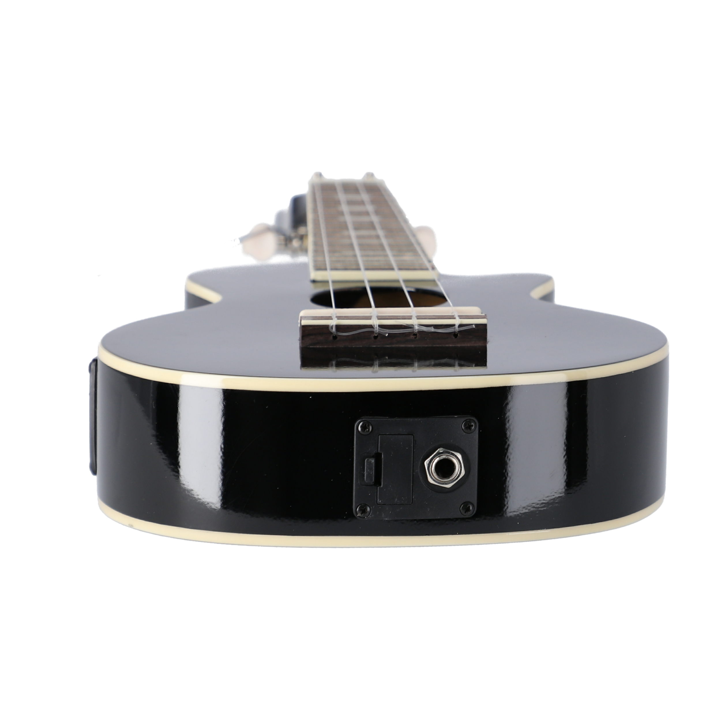 Elektryczne ukulele sopranowe Harley Benton L100E Czarne