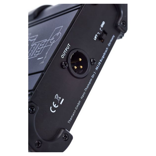 Pasywny DI Box Millenium Pocket DI 1 z PAD i Ground-Lift wejścia XLR/Jack