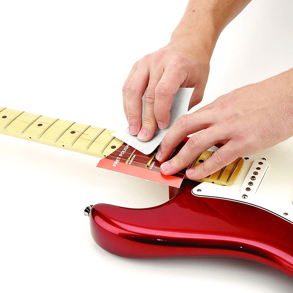 Zestaw do gitary stroik multi-tool wskaźnik strun środki czyszczące Daddario PW-NSHK-01