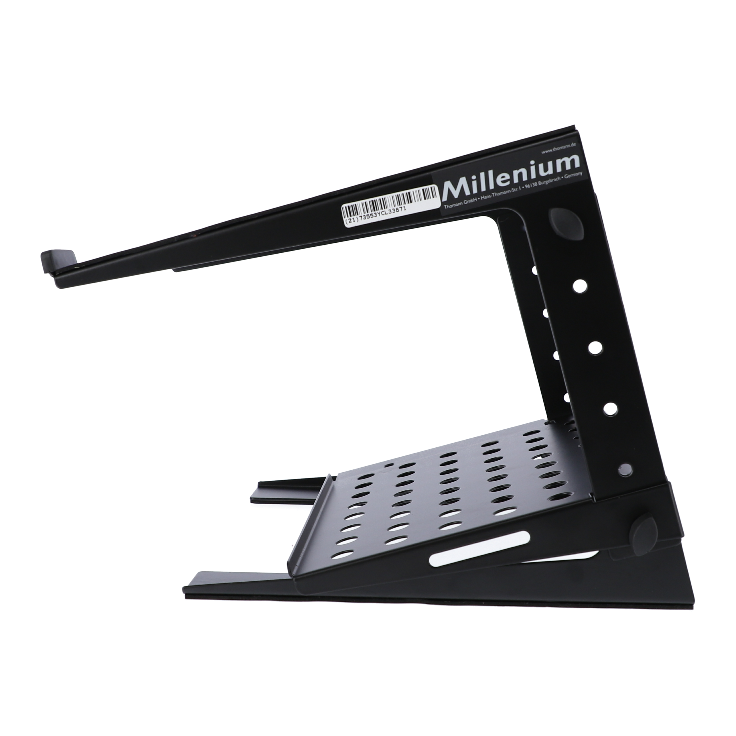 Podstawka statyw stolik pod laptopa podwójna Czarna Millenium Dock