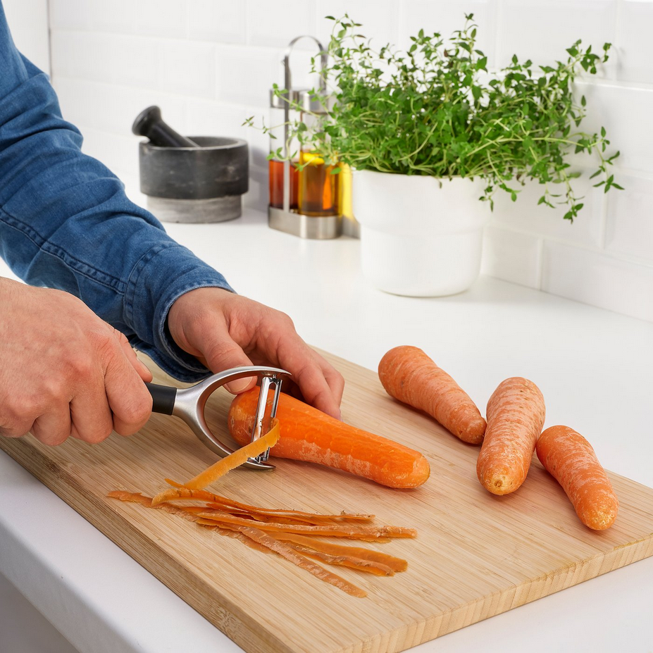 Obieraczka stróżek do warzyw ziemniaków z ruchomą głowicą IKEA 365+ ZESTAW