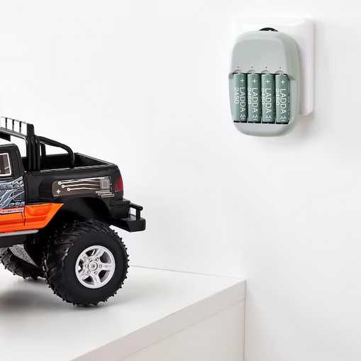 Grube paluszki akumulatorki baterie IKEA LADDA AA R6 2450mAH 24 szt.