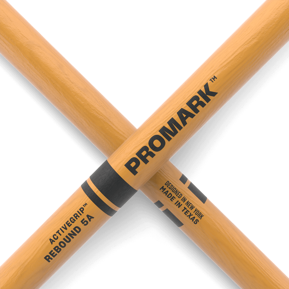 Pałki pałeczki perkusyjne Promark R5AAGC REBOUND 5A ActiveGrip Hickory