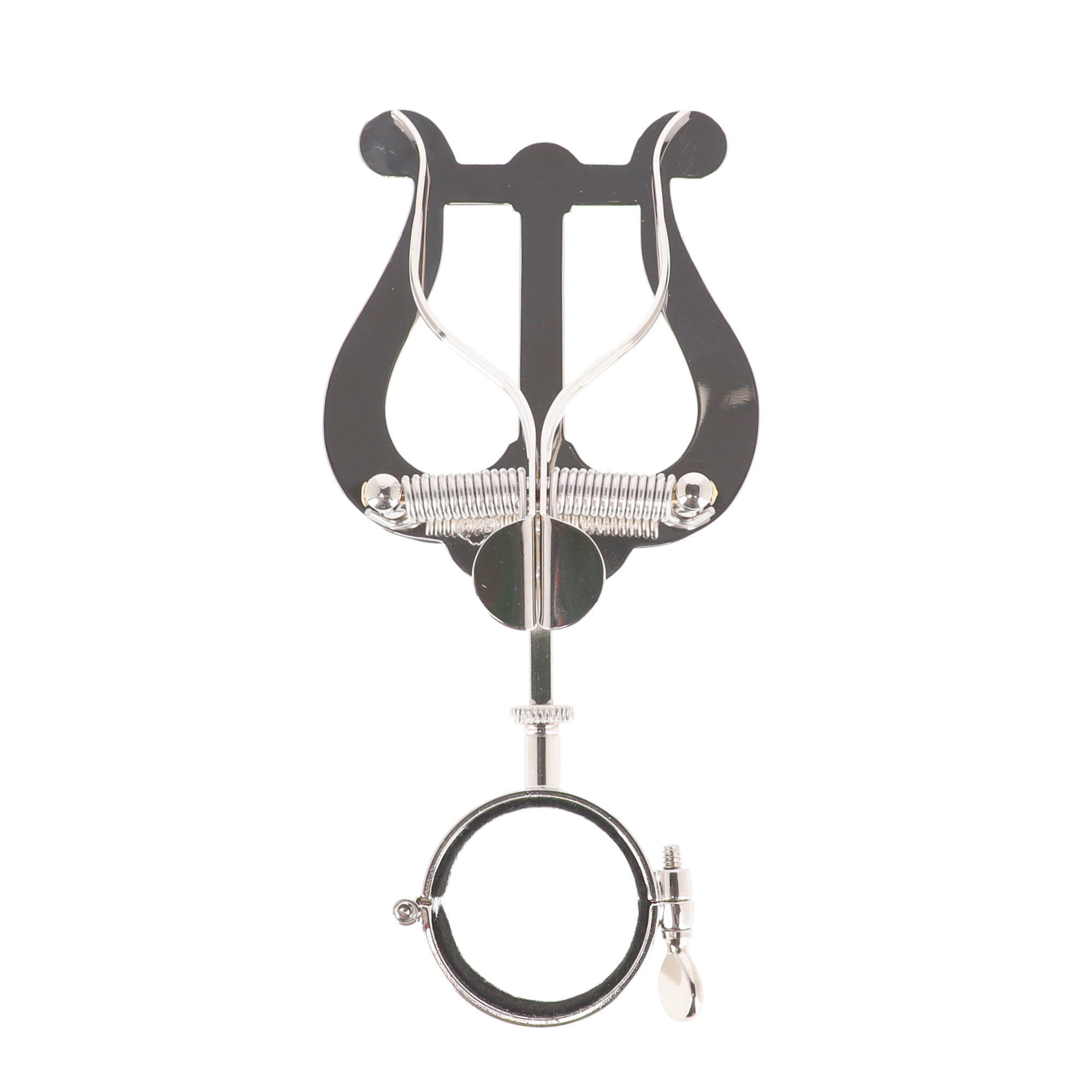 Lirka marszowa pulpit do klarnetu Dwie dźwignie Nikiel Srebrna Riedl 314