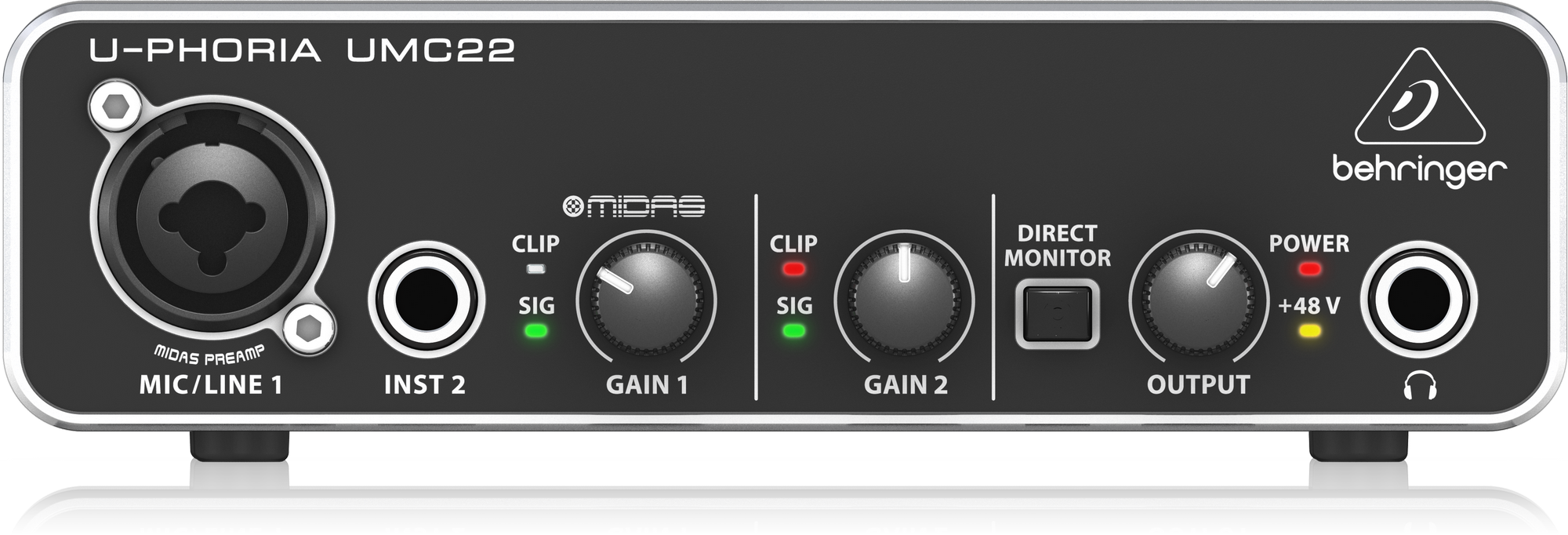 Behringer U-PHORIA UMC22 USB Audio Interfejs