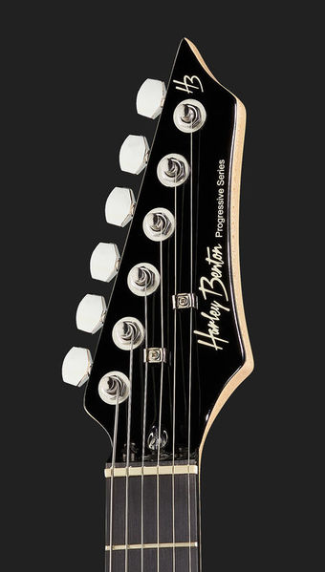 Gitara elektryczna 3/4 dla nastolatka Harley Benton RG-Junior Rock CZARNA