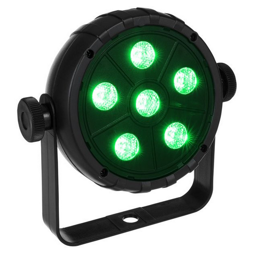 Lampa 6x3W USB-C 6 LED RGB USB Party reflektor dyskotekowy na imprezę