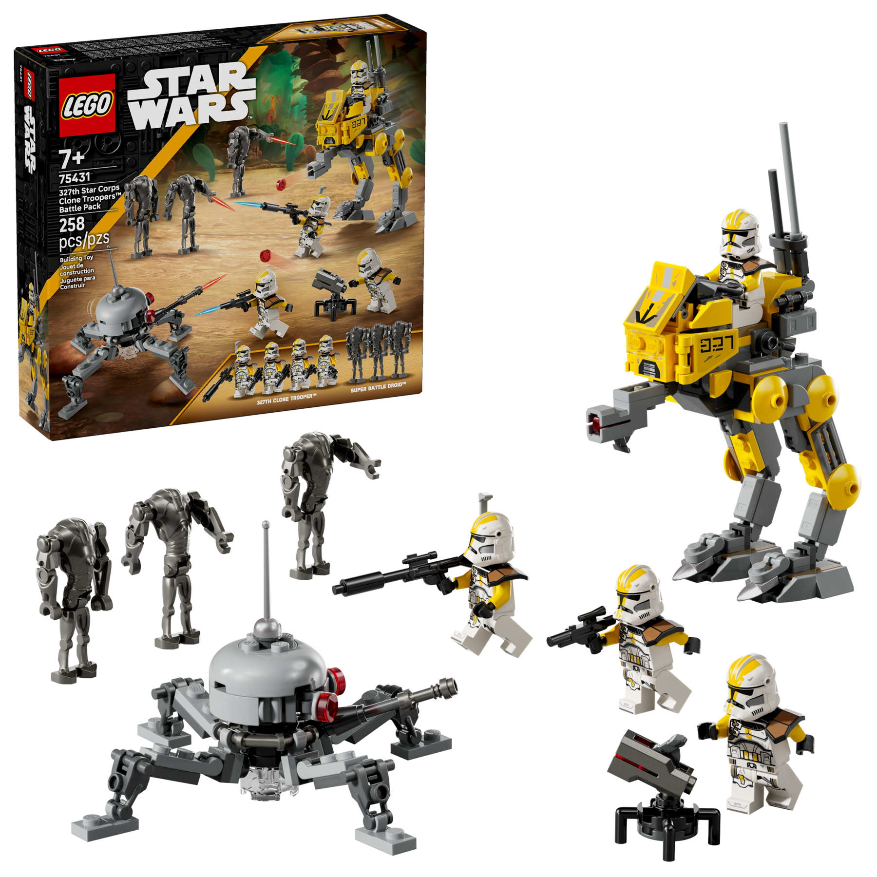 LEGO Star Wars Zestaw bitewny - żołnierze-klony z 327 korpusu galaktycznego 75431
