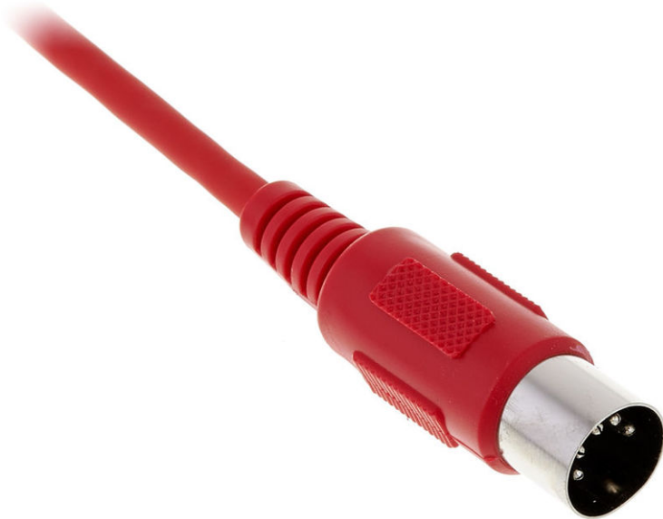 Kabel przewód audio sygnałowy MIDI DIN 5 pin 6 m the sssnake SK366-6-RED