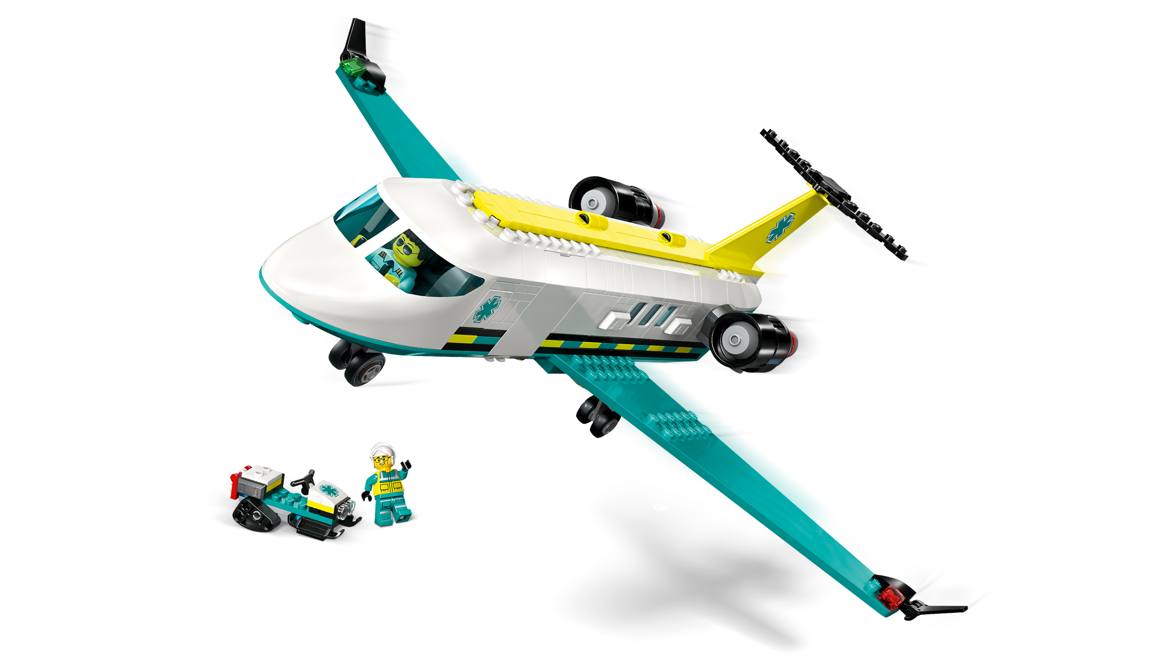 LEGO City Samolot pogotowia ratunkowego 60465 - misje ratunkowe 6+