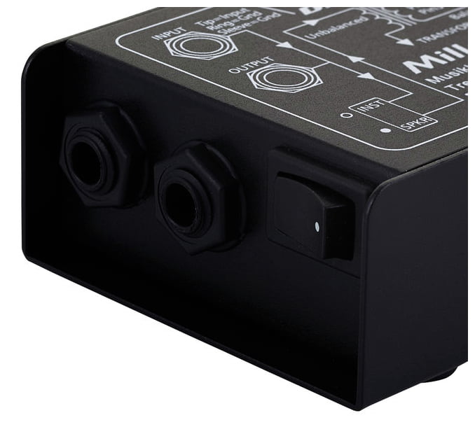 Pasywny mono DI Box symetryzator sygnału rozłączenie masy Millenium DI-E