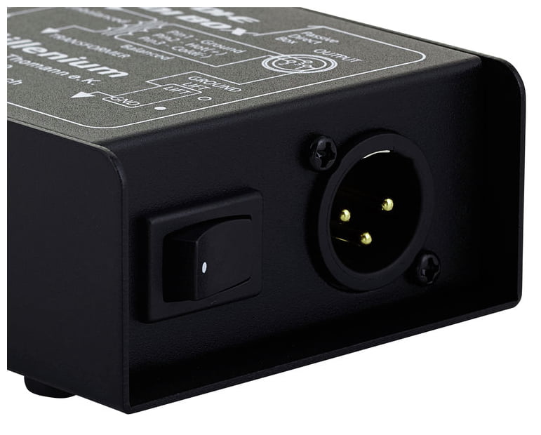 Pasywny mono DI Box symetryzator sygnału rozłączenie masy Millenium DI-E