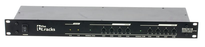 Splitter sygnału audio XLR 2:4 / 1:1 the t.racks DS2418