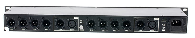 Splitter sygnału audio XLR 2:4 / 1:1 the t.racks DS2418