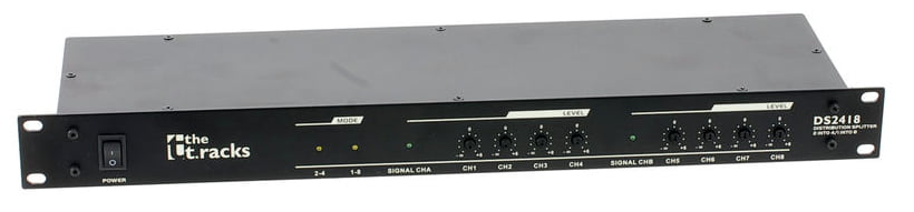 Splitter sygnału audio XLR 2:4 / 1:1 the t.racks DS2418