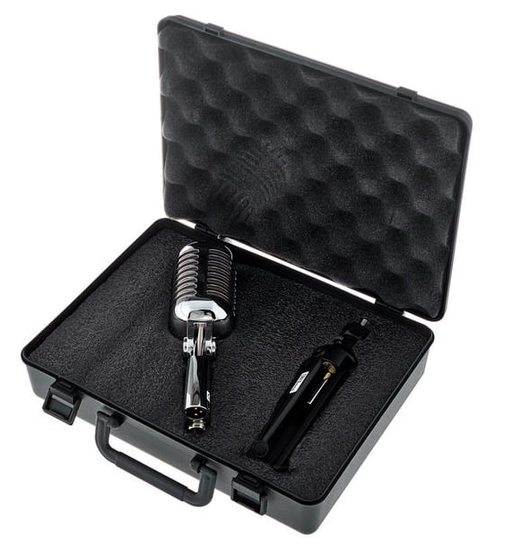 Mikrofon dynamiczny wokalny the t.bone GM55 Elvis Statyw Uchwyt Case ZESTAW