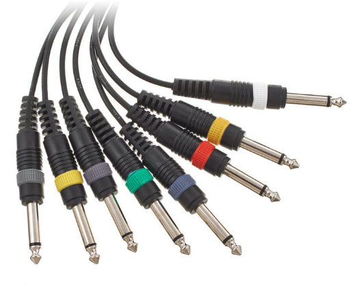 Kabel wieloparowy multicore audio 8x Jack 6,3 mm 5 m the sssnake MPP8050