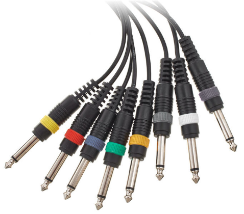 Kabel wieloparowy multicore audio 8x Jack 6,3 mm 5 m the sssnake MPP8050