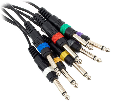 Kabel wieloparowy multicore audio 8x Jack 6,3 mm 3 m the sssnake MPP8030