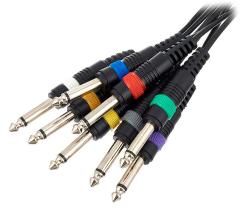 Kabel wieloparowy multicore audio 8x Jack 6,3 mm 3 m the sssnake MPP8030