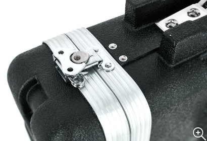 Walizka Thomann Rack Case 2U LEKKI Ściągane pokrywy przód tył 55x57,5x16 cm