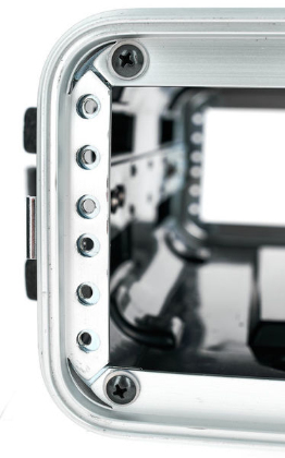 Walizka Thomann Rack Case 2U LEKKI Ściągane pokrywy przód tył 55x57,5x16 cm