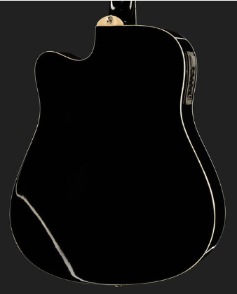 Gitara elektroakustyczna akustyczna Harley Benton D-120CE BK Mahoń Czarna