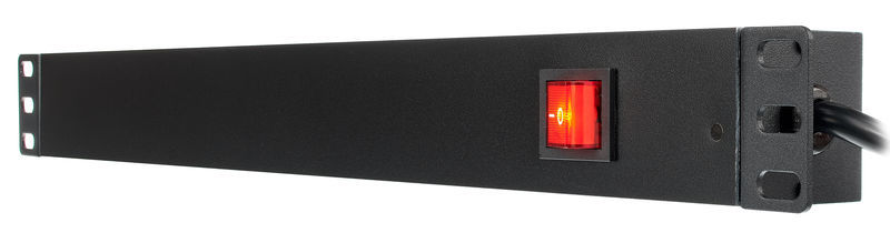 Listwa Zasilająca the t.racks Power 8 S RACK 1U 8 gniazd z tyłu 2m włącznik