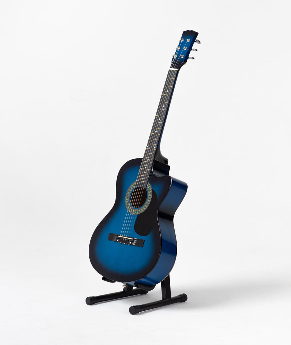 Gitara akustyczna Castelo 4/4 Vintage Niebieska od 12 lat dzieci i dorosłych