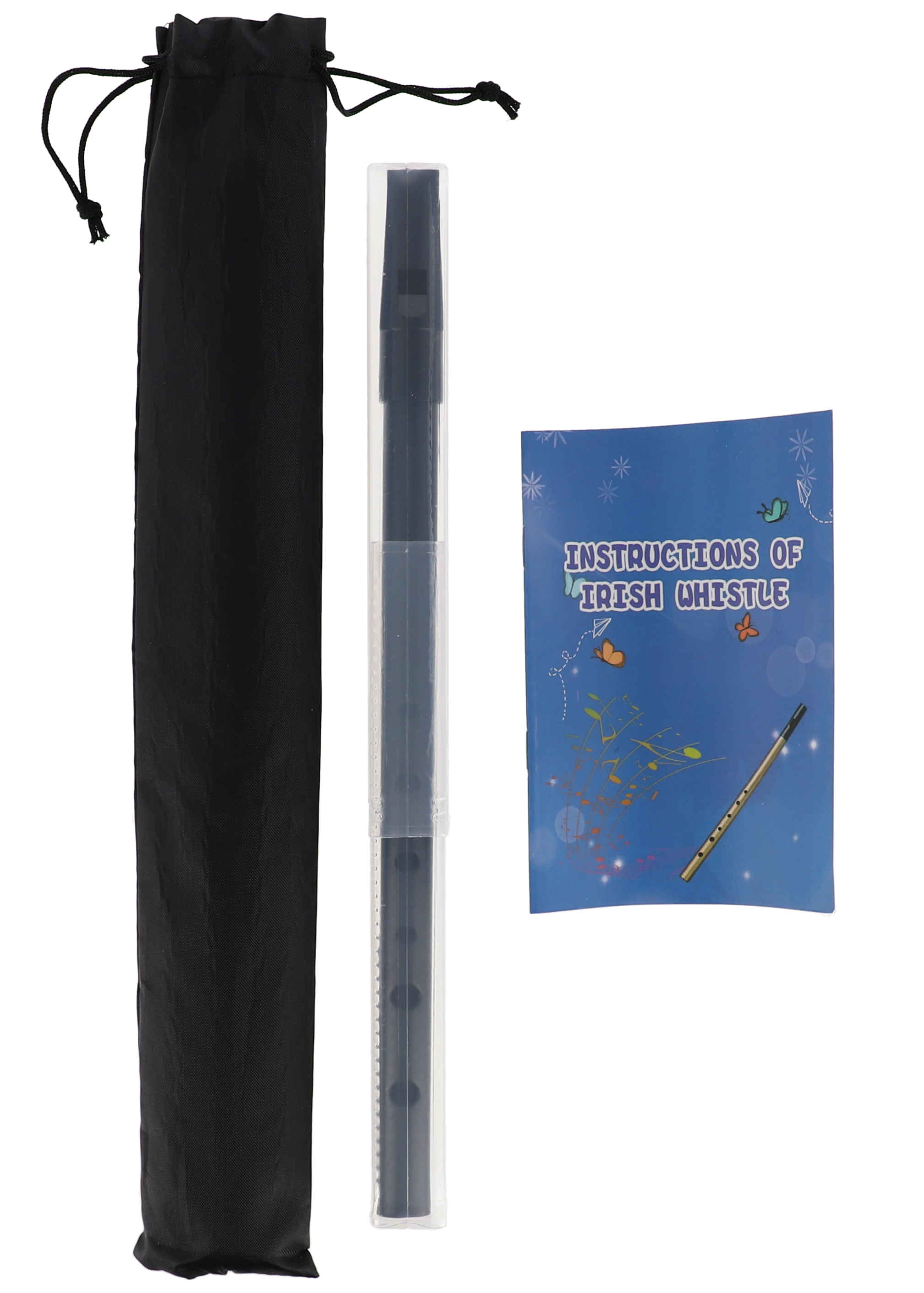 Flażolet, flet prosty sopranowy Kera Audio - czarny