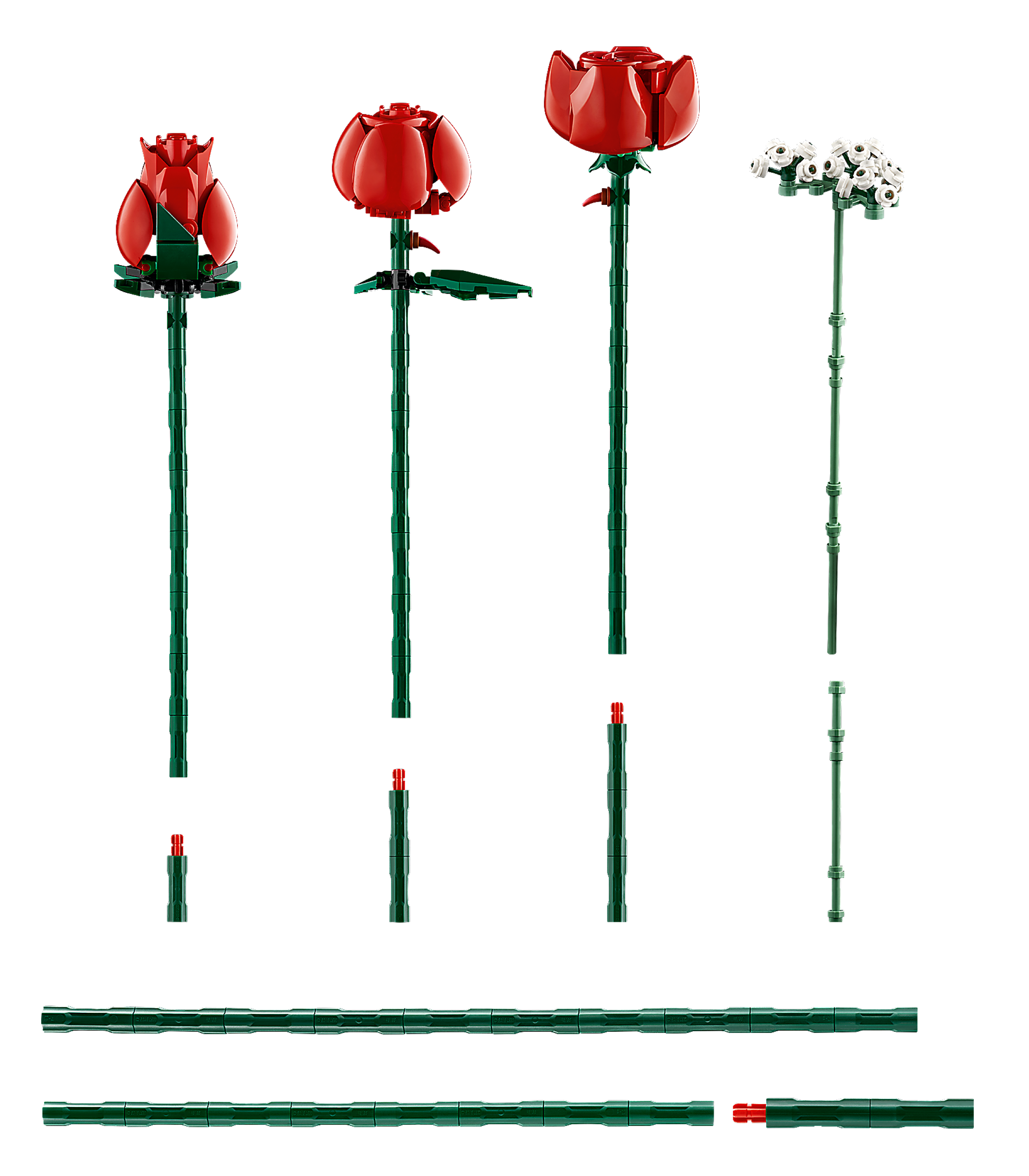 LEGO Botanical Collection Bukiet róż 10328 - kwiaty z klocków dla dorosłych