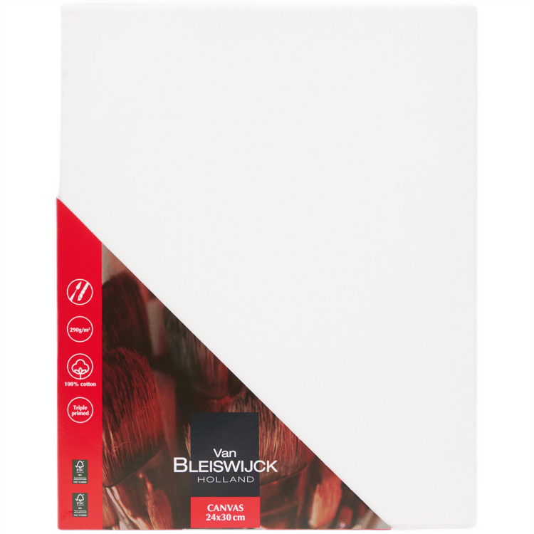 Podobrazie płótno malarskie Van Bleiswijck 24x30 cm białe