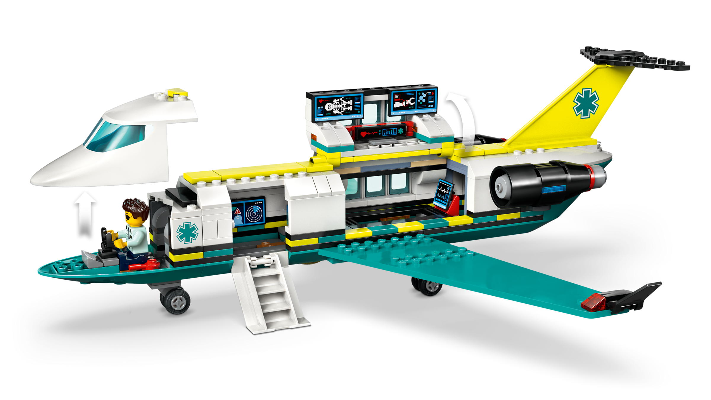 LEGO City Samolot pogotowia ratunkowego 60465 - misje ratunkowe 6+