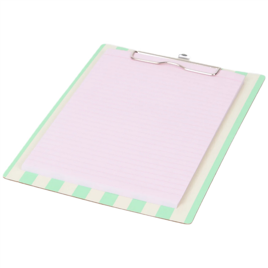 Podkładka z klipsem A5 notes do notatek w linię 80 kartek zielona