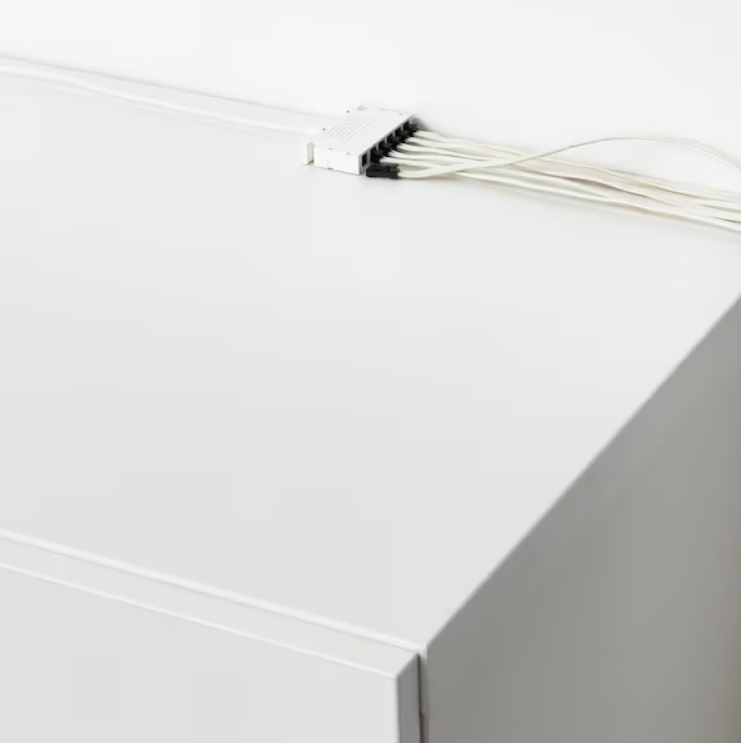 Sterownik LED z przewodem 6 wejść listwy oświetlenie 19W IKEA ANSLUTA biały