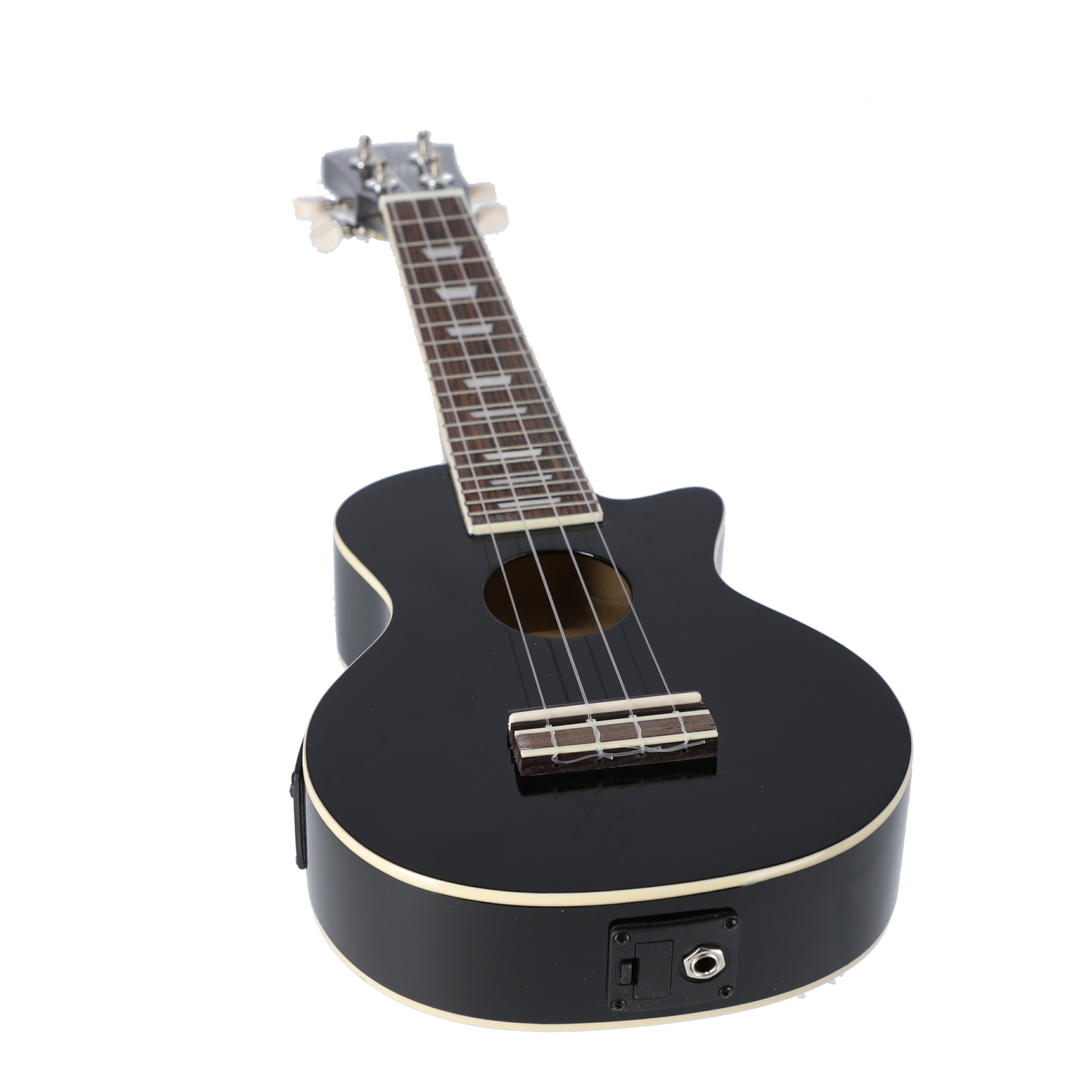 Elektryczne ukulele sopranowe Harley Benton L100E Czarne