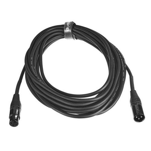 Kabel przewód mikrofonowy XLR XLR 10 m czarny REAN Neutrik pro snake
