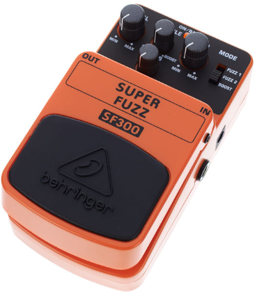 Efekt gitarowy Behringer SF300 Super Fuzz Przester Zasilacz 9V ZESTAW