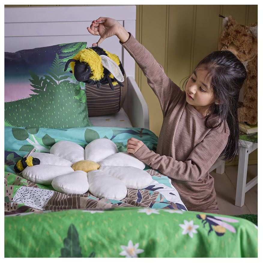 Pluszak maskotka przytulanka owad trzmiel pszczoła 21 cm IKEA SKOGSDUVA