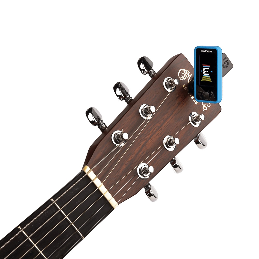 Tuner chromatyczny do każdej gitary D'Addario Eclipse PW-CT-17BU niebieski