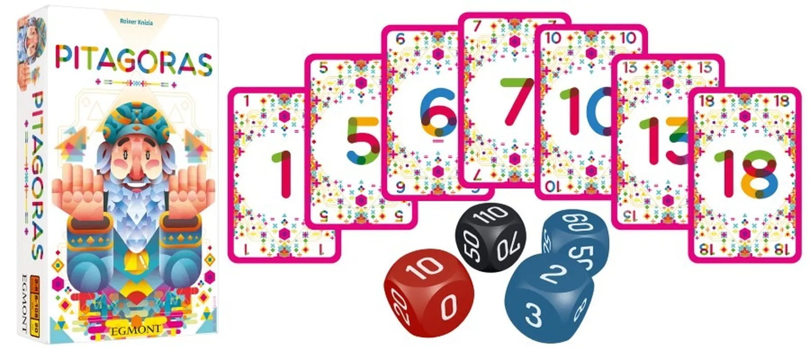 Pitagoras gra towarzyska, edukacyjna, logiczna dla całej rodziny 8+