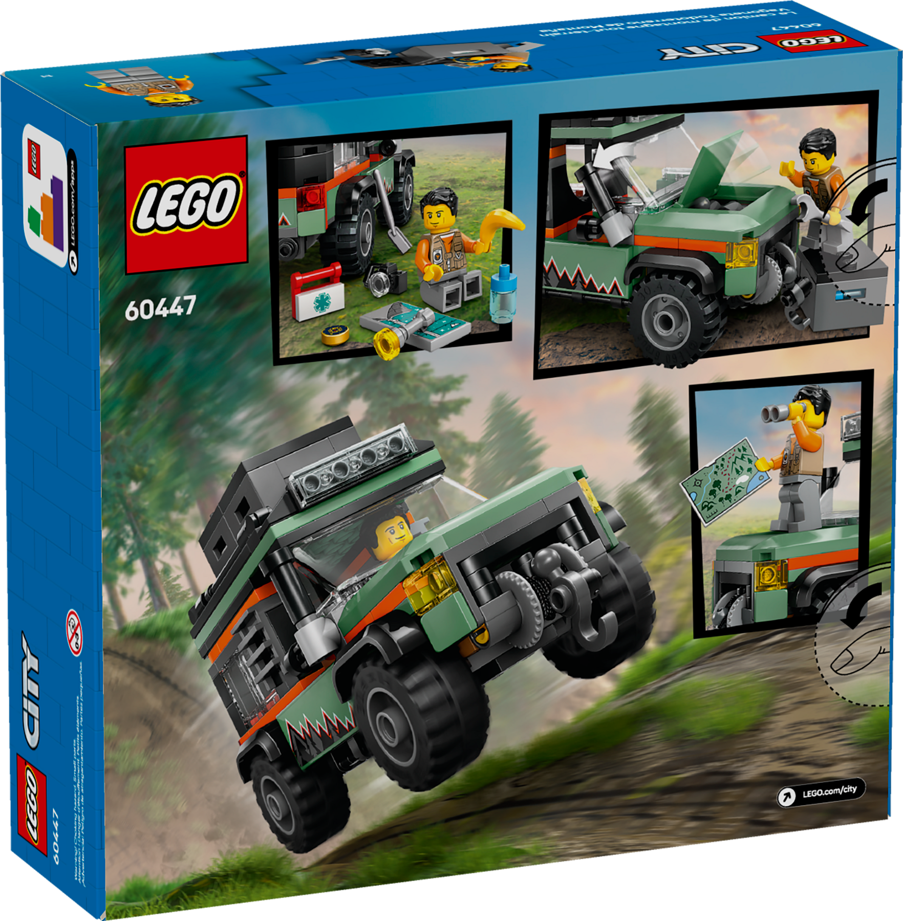 LEGO City Górska terenówka 4x4 SUV z wyciągarką 60447