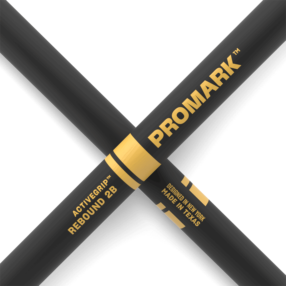 Pałki pałeczki perkusyjne Promark R2BAG REBOUND 2B ActiveGrip Hickory