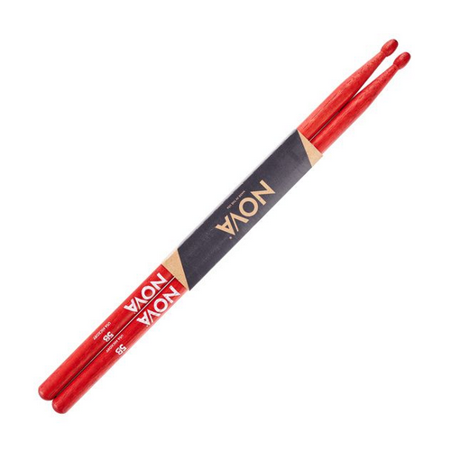 Pałki pałeczki perkusyjne Hikora Czerwone Vic Firth Nova 5B Red Nylon