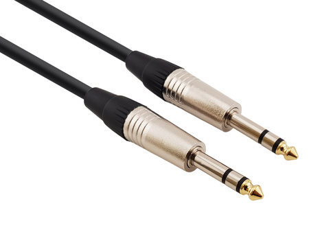 Kabel mikrofonowy sygnałowy JACK JACK 6,3mm 1,5 m