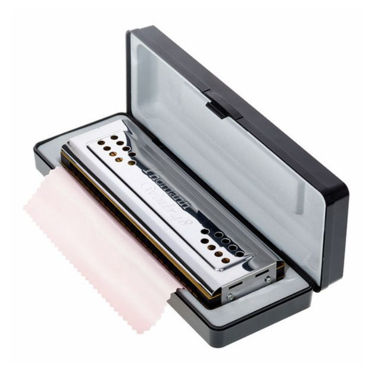 Harmonijka ustna dwustronna C-Dur G-Dur Pokorowiec Thomann Wender 48