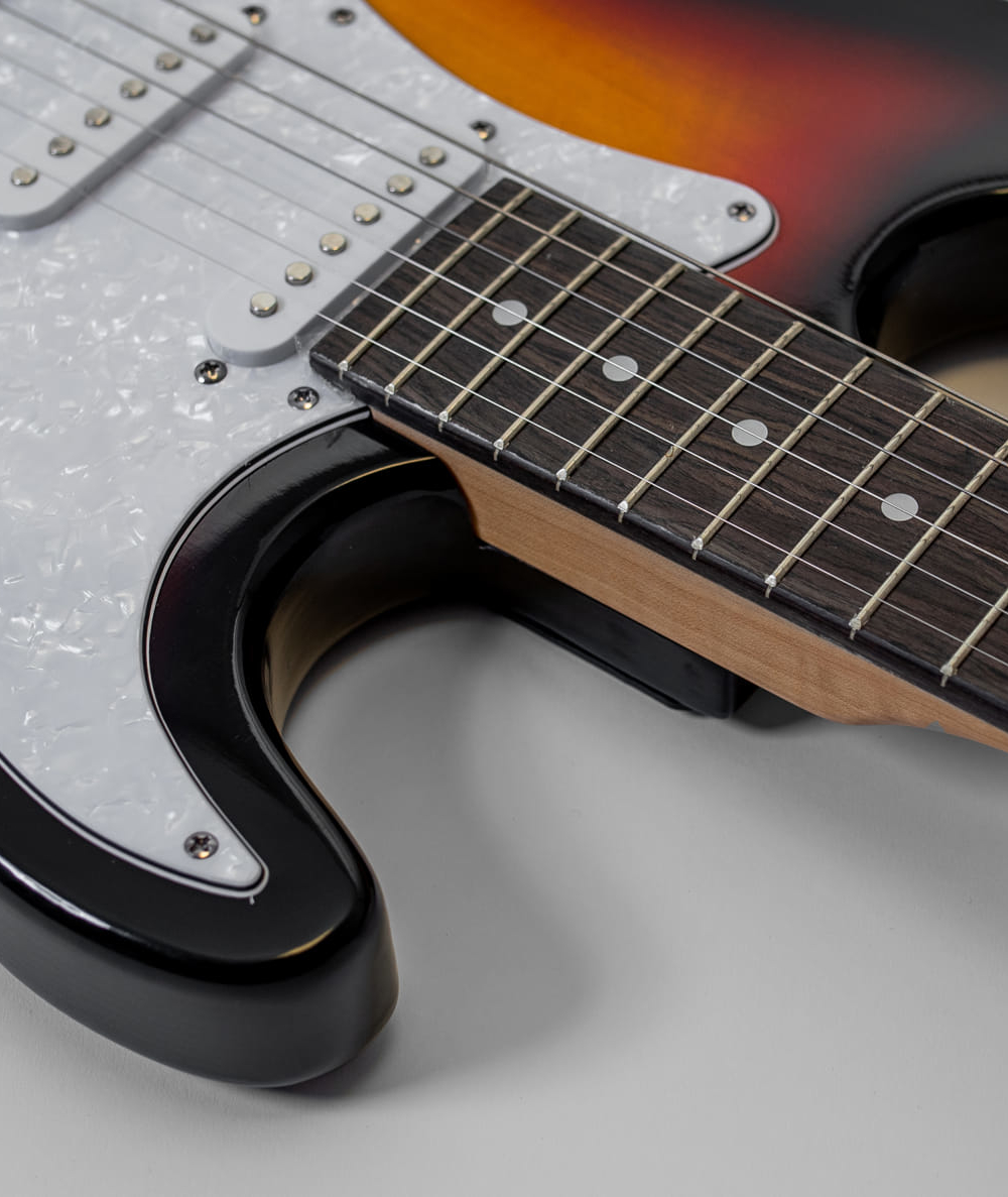 Gitara elektryczna Preston ST-10 VS Sunburst Combo 15W Pokrowiec ZESTAW