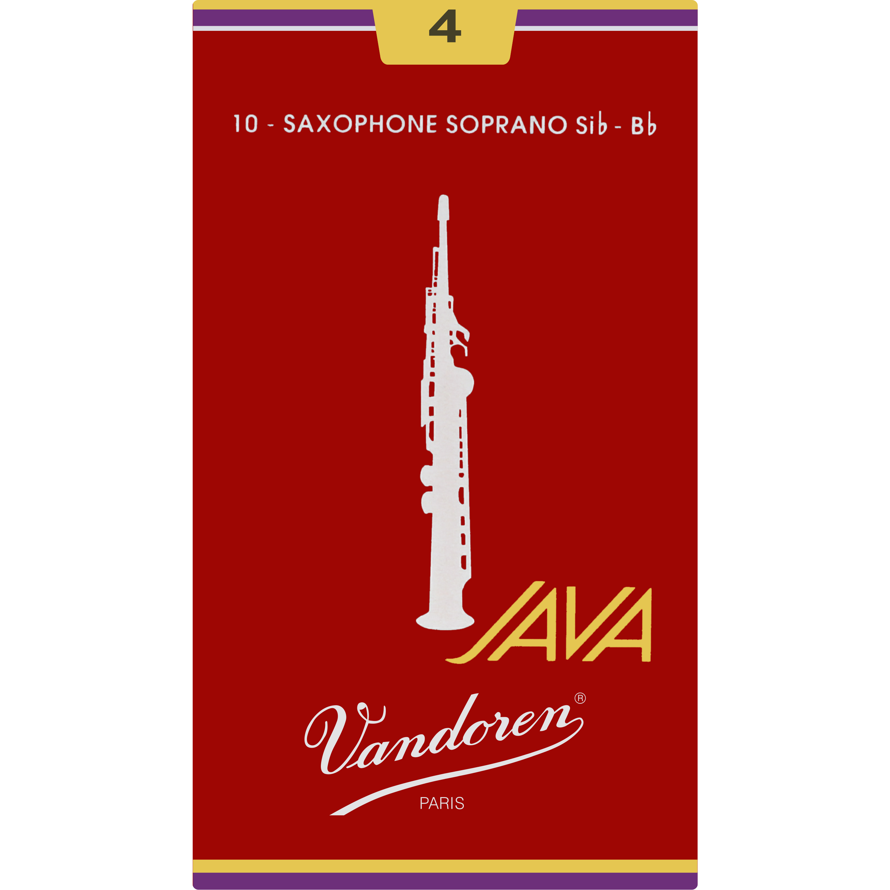 Stroik saksofon sopranowy sopran 4 Vandoren Java Filed Red SR304R 1 szt.