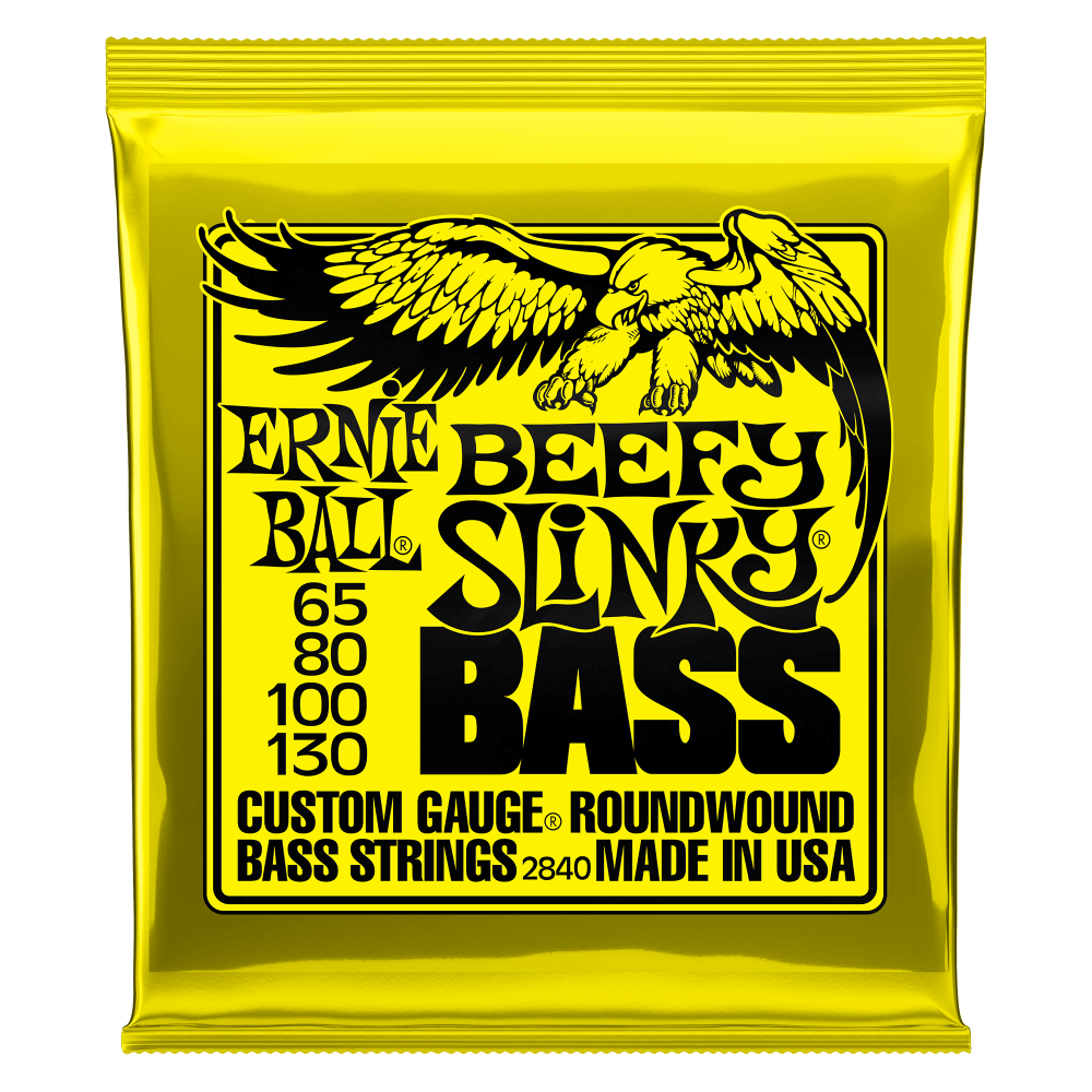 Struny do basu gitary basowej 4 strunowej 65-130 Ernie Ball 2840