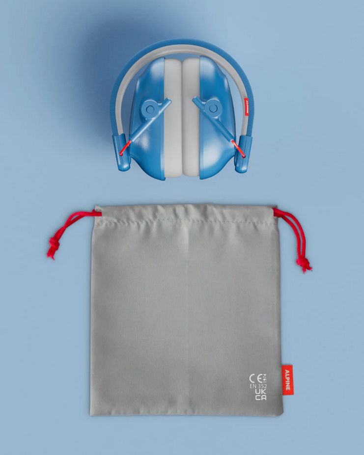 Słuchawki ochronne nauszniki dla dzieci 5-16 lat Alpine Muffy Kids 25 dB CE Niebieskie